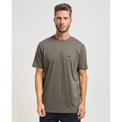 T-shirt T-shirt avec logo sur la poitrine - EAX - Modalova