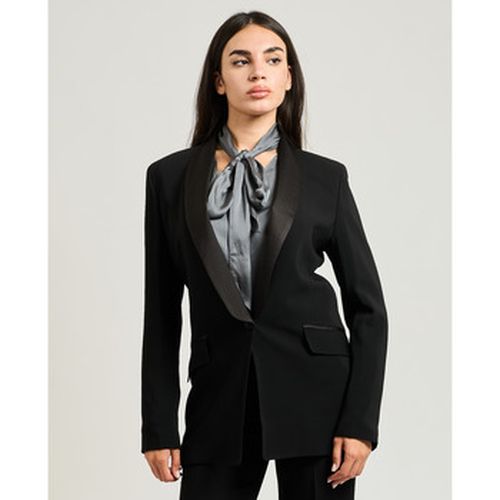 Veste Blazer smoking en satin - Manila Grace - Modalova