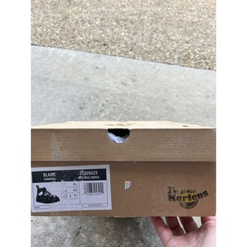 Sandales Dr Martens Blaire Gunmetal - Dr Martens Made In England - Modalova