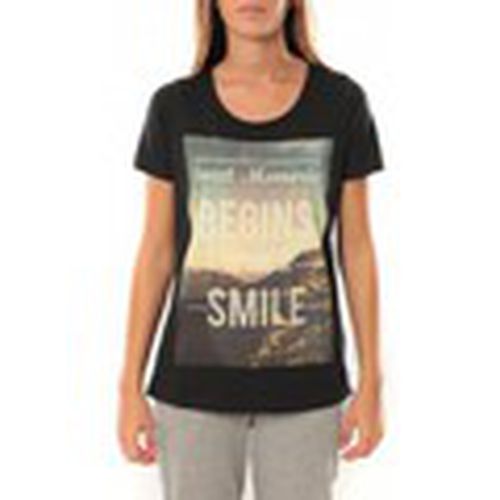Camiseta Grafic girl s/s Top Box it 10101116 Noir para mujer - Vero Moda - Modalova