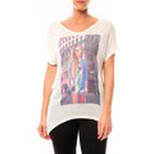 Camiseta State S/S Top Box it 10107895 Blanc para mujer - Vero Moda - Modalova