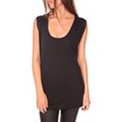 Blusa Top Orabelle SL Noir para mujer - Vero Moda - Modalova