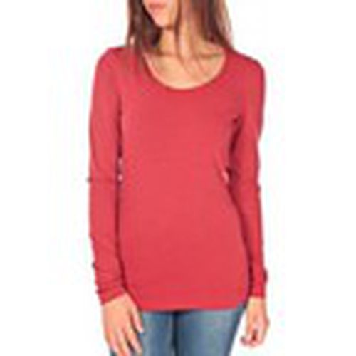 Camiseta manga larga Lara Stretch Longsleeve Rouge para mujer - Tom Tailor - Modalova