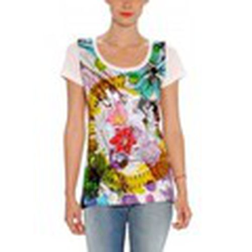 Camiseta TS_RAQUEL 32T2412 Blanc para mujer - Desigual - Modalova