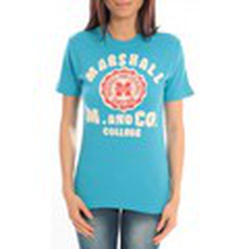 Camiseta T-shirt Marshall Original M and Co 2346 Bleu para mujer - Sweet Company - Modalova