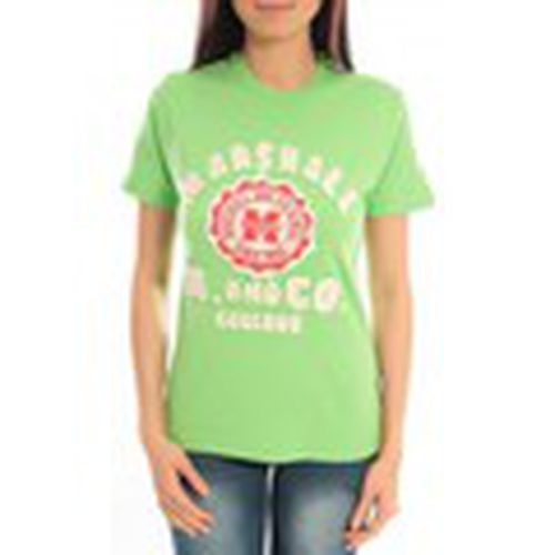 Camiseta T-shirt Marshall Original M and Co 2346 Vert para mujer - Sweet Company - Modalova