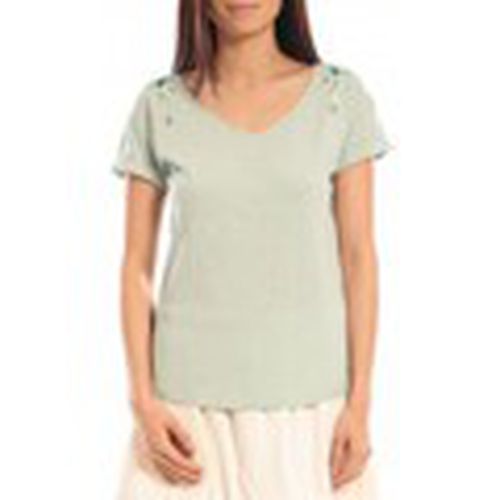 Camiseta T-shirt Larmes de Joie LJ-TF01E13 Vert para mujer - Blune - Modalova