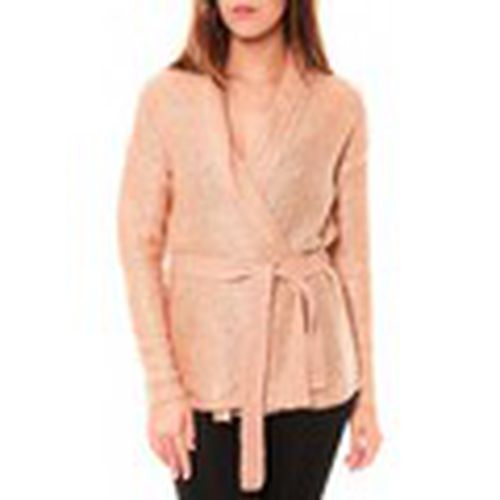 Chaqueta de punto Zahra LS Wrap Cardigan 10114389 Vieux Rose para mujer - Vero Moda - Modalova