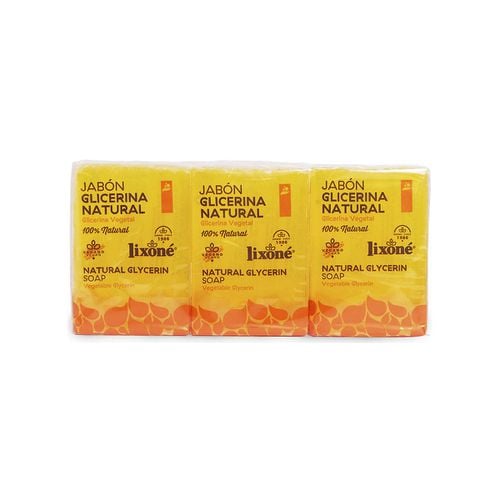 Corpo e Bagno Glicerina Natural Jabón Piel Sensible 3 X 125 Gr - Lixone - Modalova