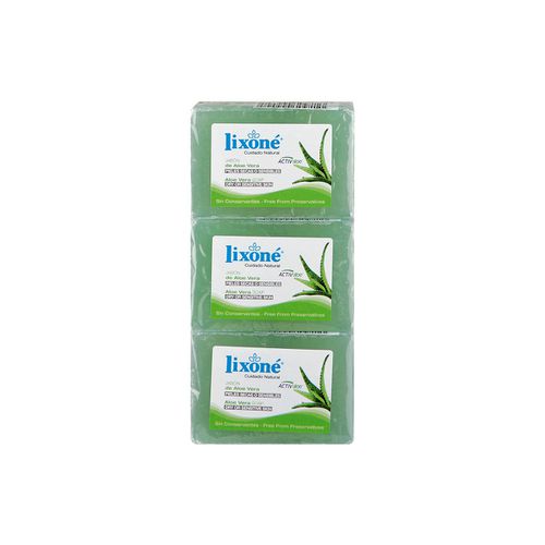 Corpo e Bagno Aloe Vera Sapone Per Pelli Secche O Sensibili 3 X 125 Gr - Lixone - Modalova