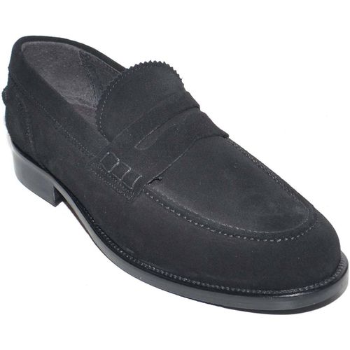 Scarpe Scarpe uomo mocassini inglese college vera pelle scamosciata ne - Malu Shoes - Modalova