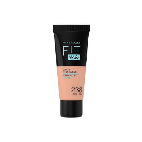 Fondotinta & primer Fit Me Matte+poreless Foundation 238-rich Tan - Maybelline New York - Modalova