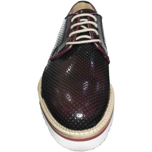 Scarpe Scarpe stringate art 6892 microforato bordeaux abrasivato fond - Malu Shoes - Modalova