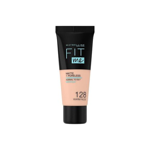 Fondotinta & primer Fit Me Matte+poreless Foundation 128-warm Nude - Maybelline New York - Modalova