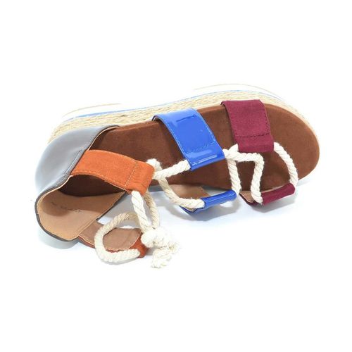 Tronchetti Sandalo basso colorato donna espadrillas con para in gomma alta - Malu Shoes - Modalova