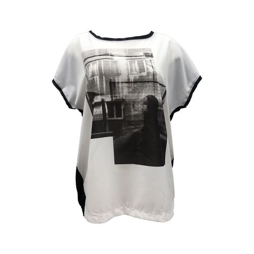 T-shirt Weei SL Wide Top 10113882 Noir - Vero moda - Modalova