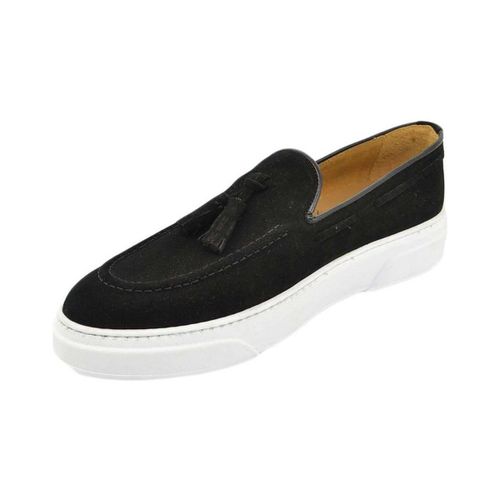 Scarpe Mocassini uomo slip on classico sportivo in vera pelle sca - Malu Shoes - Modalova