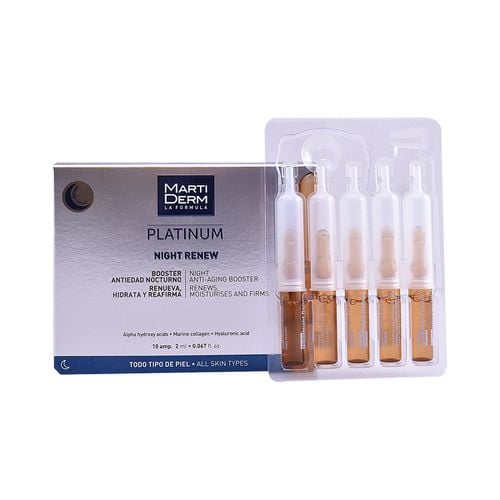 Trattamento mirato Platinum Night Renew Ampoules 10 X - Martiderm - Modalova