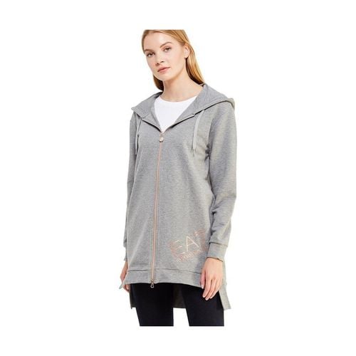 Felpa Felpa Donna Train Logo Full Zip Hoodie - Emporio Armani EA7 - Modalova