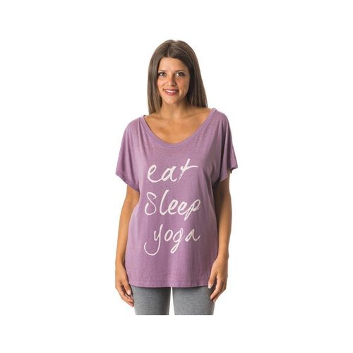 T-shirt T-Shirt Donna Yoga Con Scritta - Everlast - Modalova