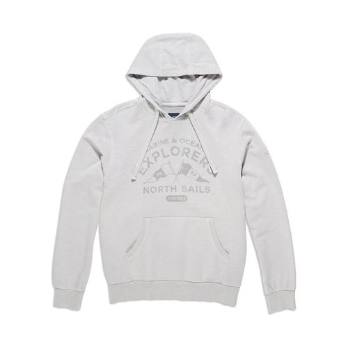 Felpa Felpa Uomo Hooded Sweet W/Graphic - North Sails - Modalova