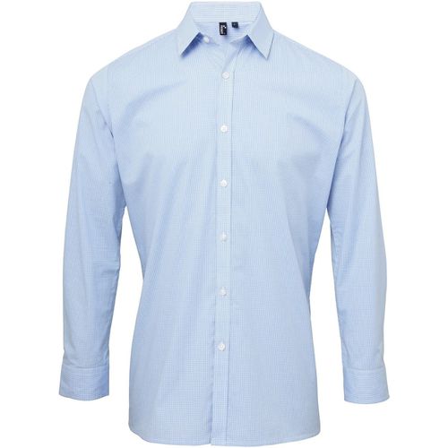 Camicia a maniche lunghe Microcheck - Premier - Modalova