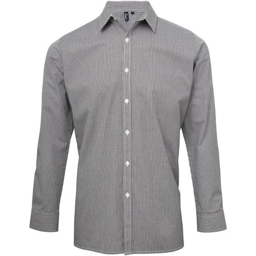 Camicia a maniche lunghe Microcheck - Premier - Modalova