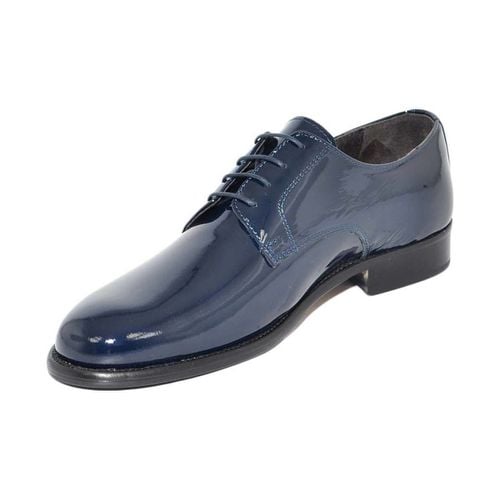 Classiche basse Scarpe uomo stringate classiche 014 in vernice made in ital - Malu Shoes - Modalova