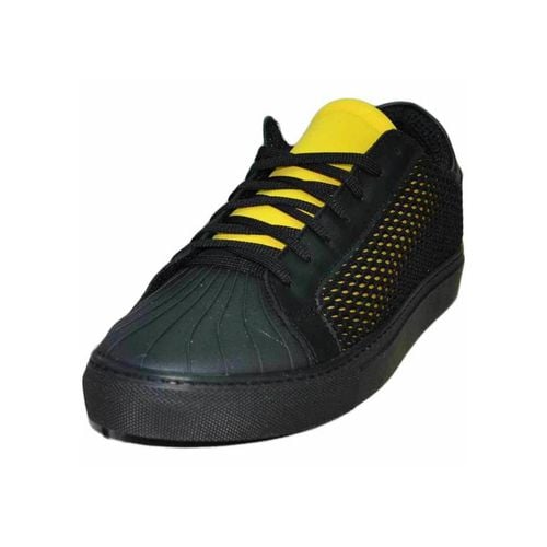 Sneakers Scarpe uomo sneakers bassa linguetta colorata vera pelle tessut - Malu Shoes - Modalova