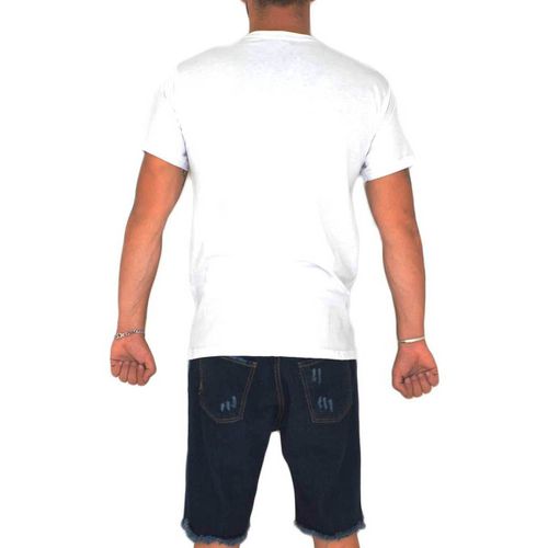 T-shirt T- shirt basic uomo in cotone slim fit girocollo con cuc - Malu Shoes - Modalova