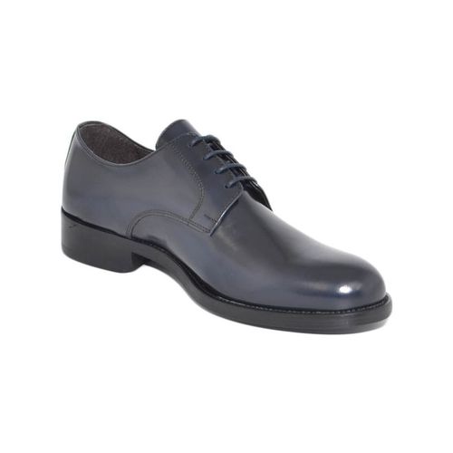 Classiche basse Scarpe uomo stringata classica 014 in vera pelle abrasivato - Malu Shoes - Modalova