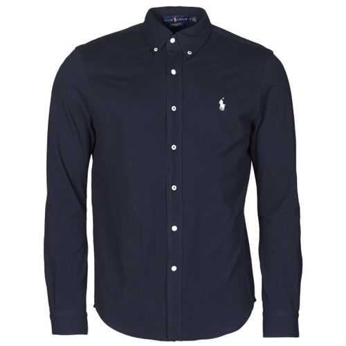 Camicia a maniche lunghe CHEMISE AJUSTEE COL BOUTONNE EN POLO FEATHERWEIGHT LOGO PONY PLA - Polo ralph lauren - Modalova