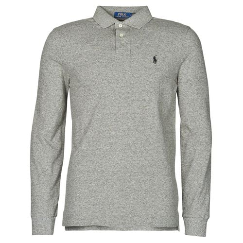 Polo maniche lunghe POLO AJUSTE DROIT EN COTON BASIC MESH LOGO PONY PLAYER - Polo ralph lauren - Modalova