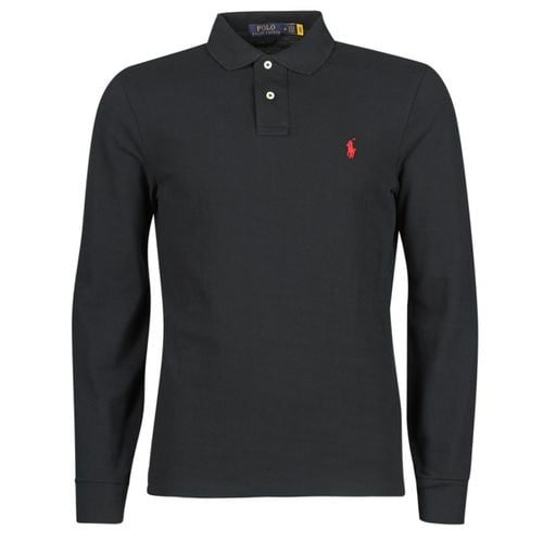 Polo maniche lunghe POLO AJUSTE DROIT EN COTON BASIC MESH LOGO PONY PLAYER - Polo ralph lauren - Modalova