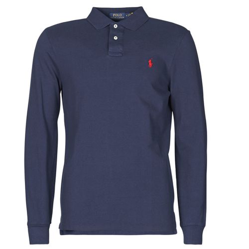 Polo maniche lunghe POLO AJUSTE DROIT EN COTON BASIC MESH LOGO PONY PLAYER - Polo ralph lauren - Modalova