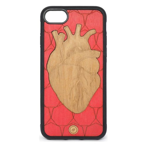 Fodera cellulare Cover Wood Heart iPhone 8 7 RCAHEART8-7 - Recreate - Modalova