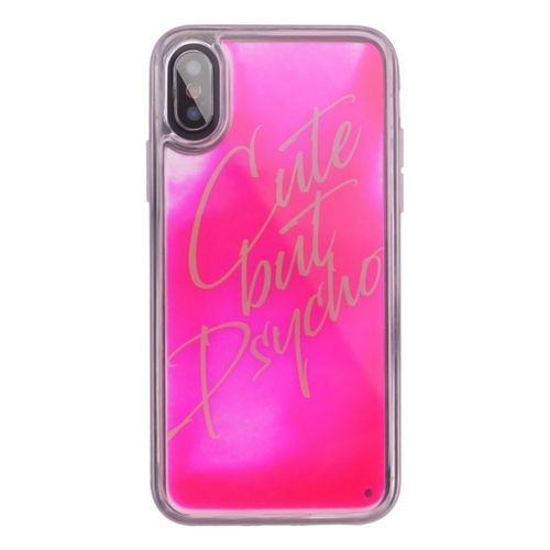 Fodera cellulare Cover Cute But Psycho iPhone XS X BEN - Benjamins - Modalova