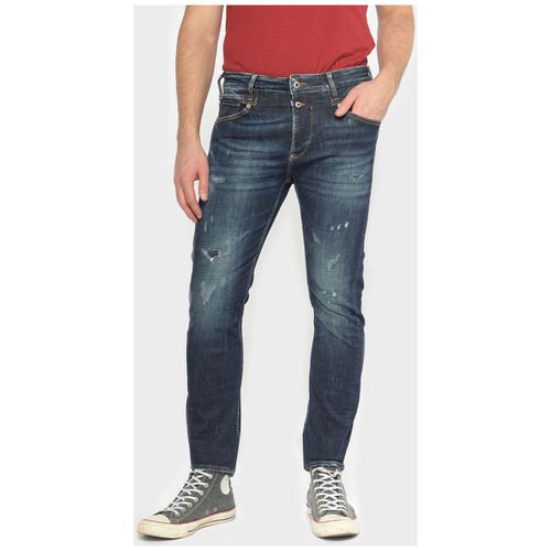 Jeans Raffi 900/16 tapered 7/8th -nero distruggere jeans N°2 - Le Temps des Cerises - Modalova