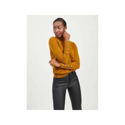 Maglione Kuza Roll Neck Knit - Tapenade - Vila - Modalova