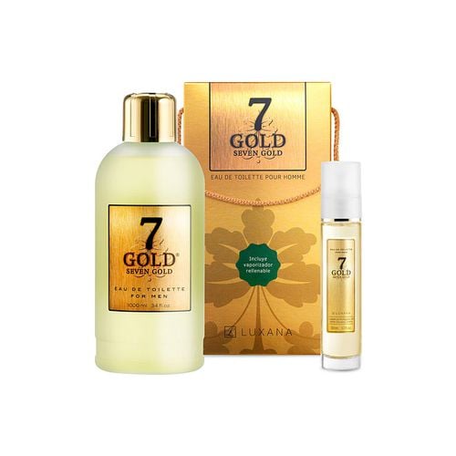 Acqua di colonia Seven Gold Cofanetto - Luxana - Modalova