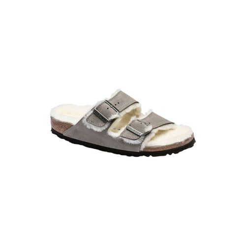 Sandali Sandali Arizona Shearling Donna Stone Coin - Birkenstock - Modalova