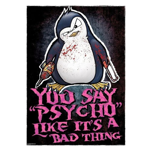 Poster Psycho Penguin GR1051 - Psycho Penguin - Modalova