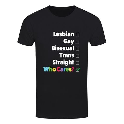 T-shirts a maniche lunghe Lesbian, Gay Who Cares - Grindstore - Modalova