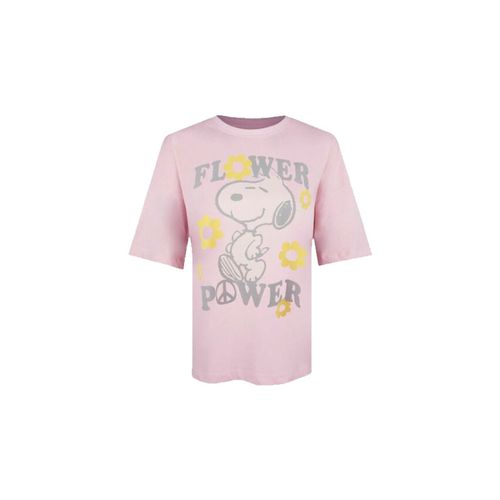 T-shirts a maniche lunghe Flower Power - Peanuts - Modalova