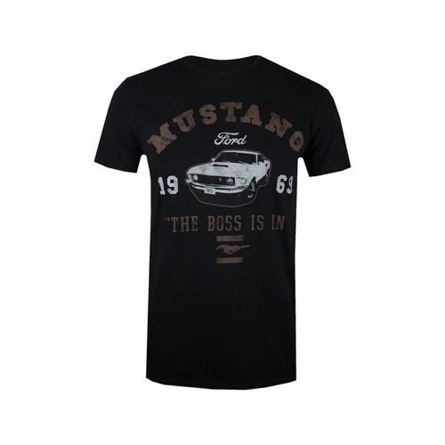 T-shirts a maniche lunghe Mustang The Boss Is In - Ford - Modalova
