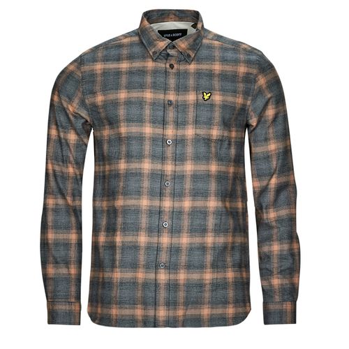 Camicia a maniche lunghe BUTTON DOWN CHECK SHIRT - Lyle & Scott - Modalova