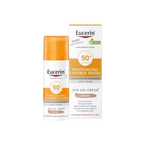 Trucco BB & creme CC Protezione Solare Fotoaging Gel-crema Spf50+ media - Eucerin - Modalova