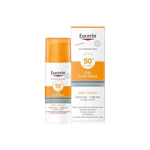 Protezione solari Sun Viso Oil Control Dry Touch Gel-crema Spf50+ - Eucerin - Modalova