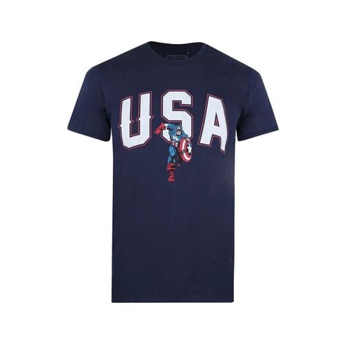 T-shirts a maniche lunghe USA - Captain America - Modalova