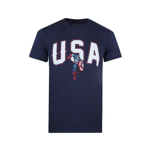 T-shirts a maniche lunghe USA - Captain America - Modalova